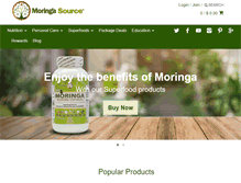 Tablet Screenshot of moringasource.com